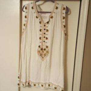 Soft Surroundings 1X embroidered tunic